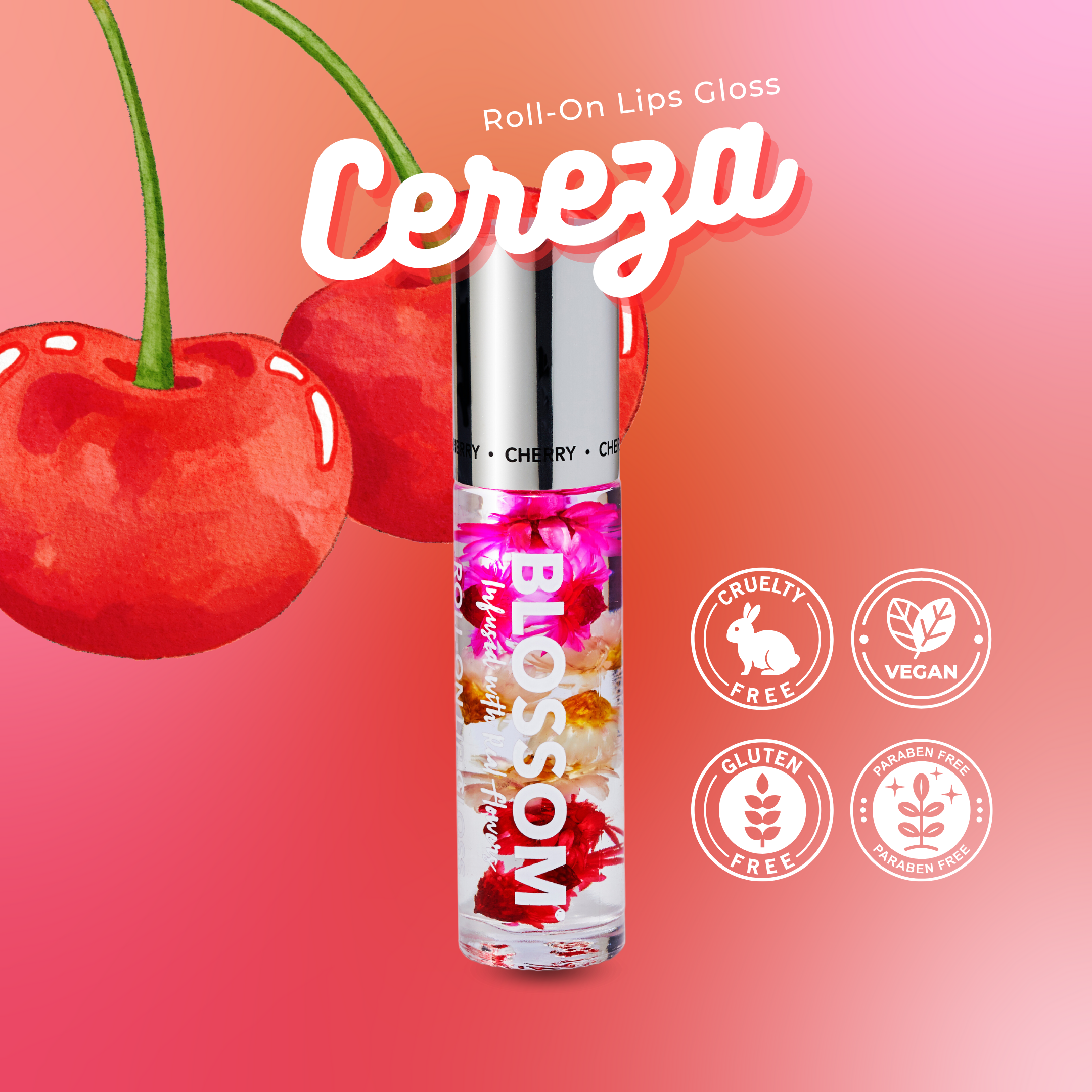 Roll-on Lip Gloss Fruta de la Pasion