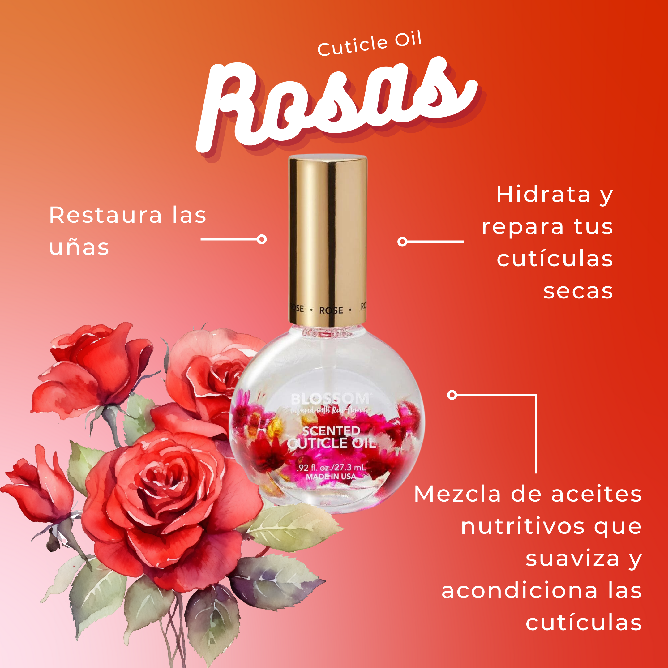 Kit de 3 Aceite de Cutícula